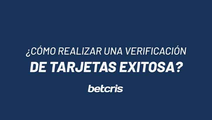 Credit or Debit Card Verification - Betcris Official Help Center